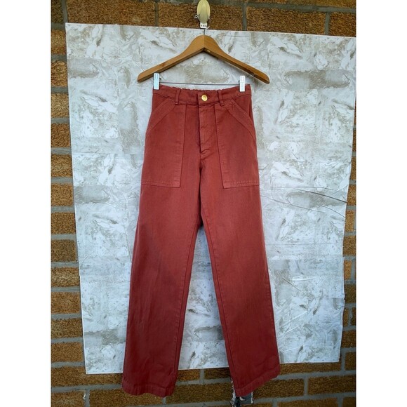 BIG BUD PRESS WORK PANTS - BURNT TERRACOTTA SIZE XS - Picture 3 of 12